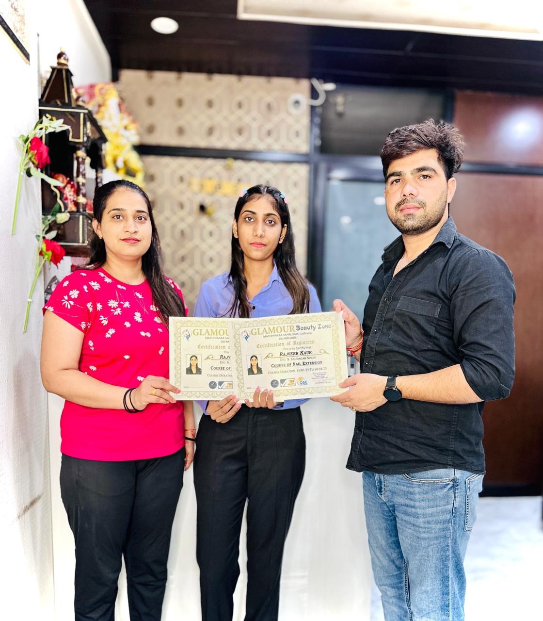 Student certification ceremony